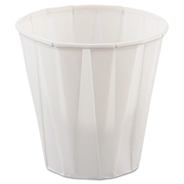 Pleated Cup Paper 3.5 oz Wax Treated