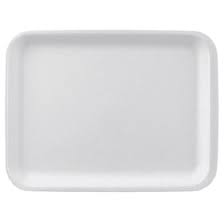 [9LWHITE] Foam Tray 9L White 12.31x9.25x1.19"