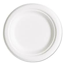 [6RP] PPBAG6 6" Plate Round Bagasse Compostable