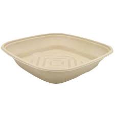 [42141600D25] 10 lb 160 oz Bowl Square Bagasse Closeout