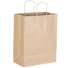 [SOS] 13x7x17" Mart Bag Kraft Shopping Handle Large