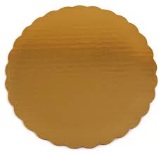 [10GOLD] 10" Cake Circle Gold V