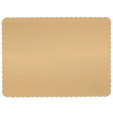 [GOLDH] 17.75x13.75" Cake Board Gold Half Sheet Corrugated Double Wall V